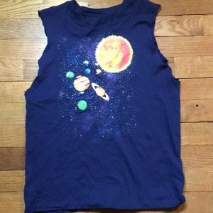 Super Cool Boys Space Tank Top